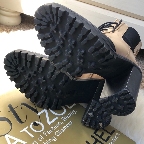 NOT • FOR • S A L E • ASOS • ELLEN Platform Lug-sole Heeled Boots - Picture 4 of 14